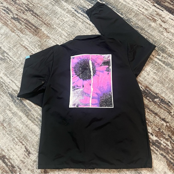 NEW Forever SunFlower Black Coach Jacket - Picture 7 of 8